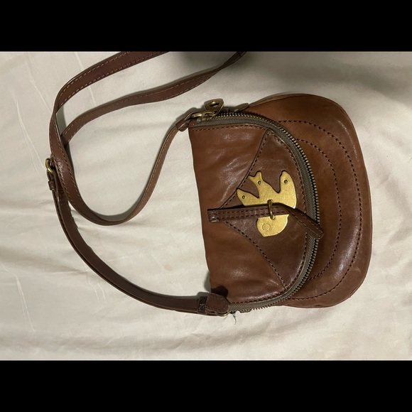 Marc Jacobs Brown Leather Petal to the Metal Crossbody Bag - Picture 8 of 9